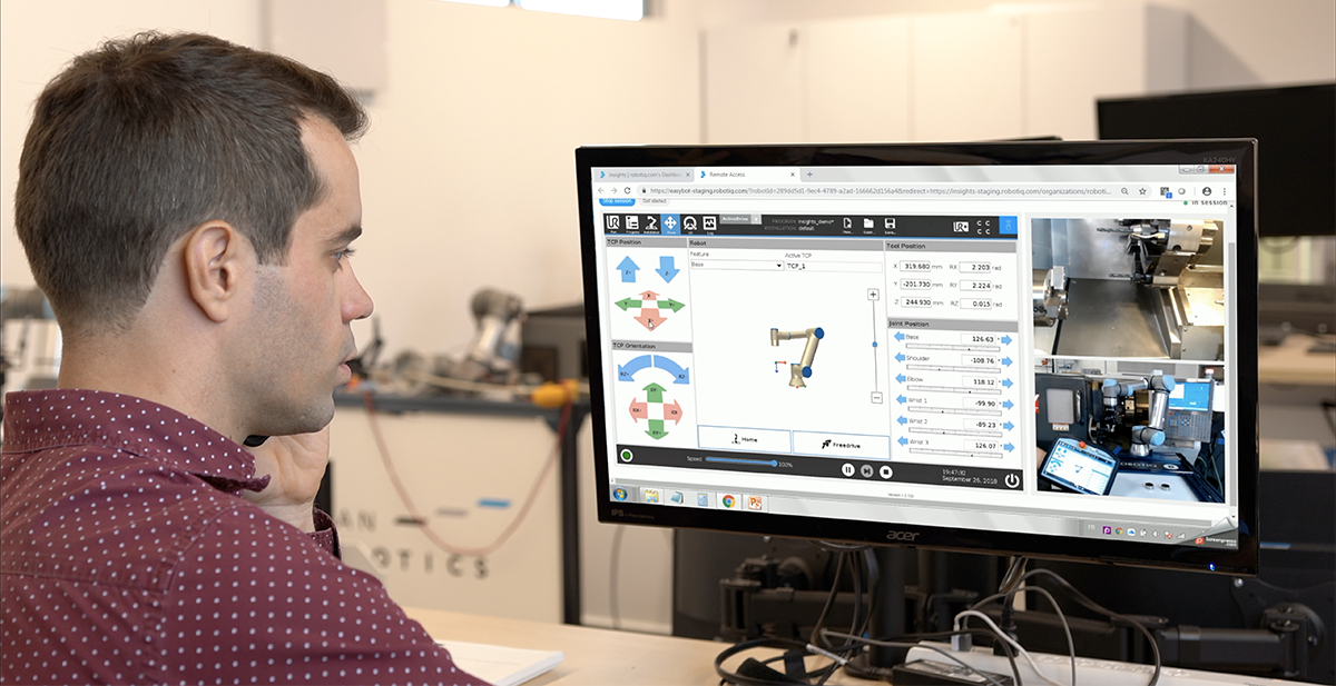 Robotiq Insight -etäyhteys Machine Tool