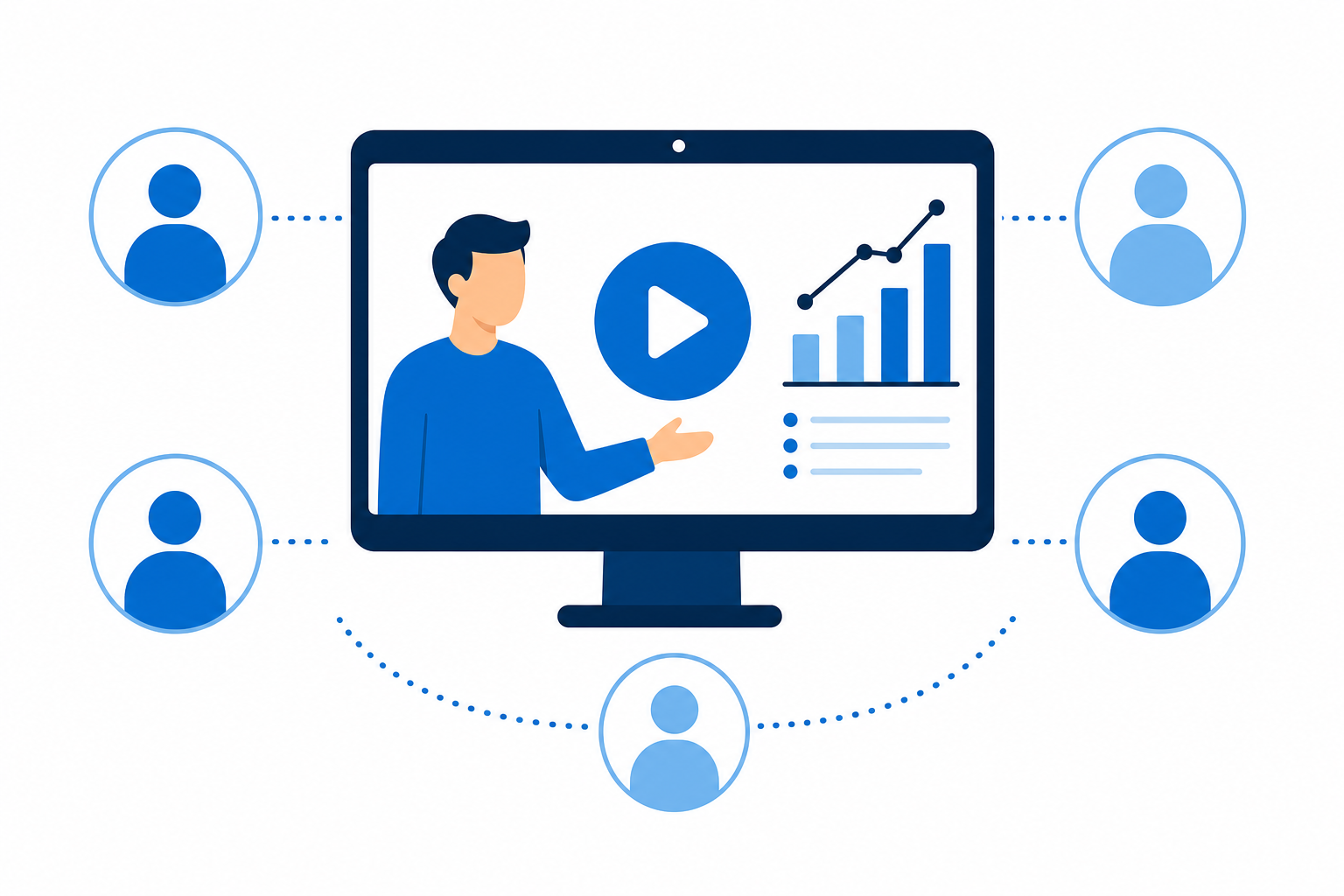 Virtual Conference Webinar Theme Scene