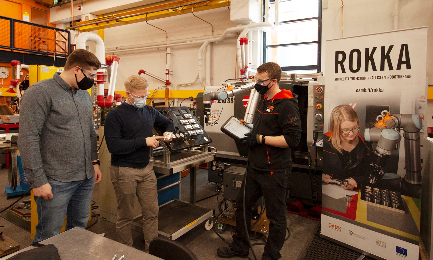 Rokka-hanke tuo robotiikan osaamista Pohjois-Pohjanmaalle